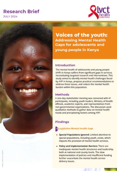 Research Brief-Voices of the youth