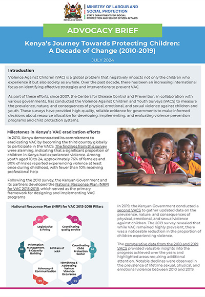 Advocacy Brief -Kenya's Journey Towards Protecting Children